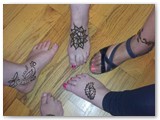 July, Henna feet