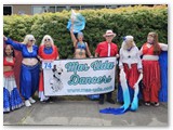 Tumwater 4th of July parade - posing before the start