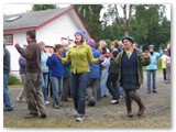 Dancing at Circle Hawk Farm