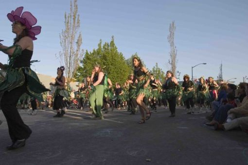 Showing us the samba moves
