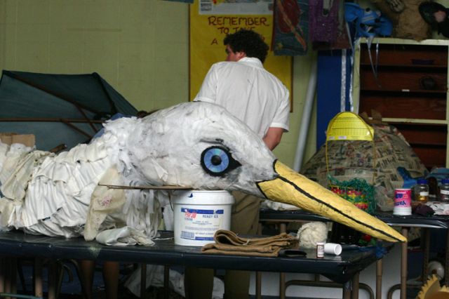 Refreshing the Great Blue Heron
